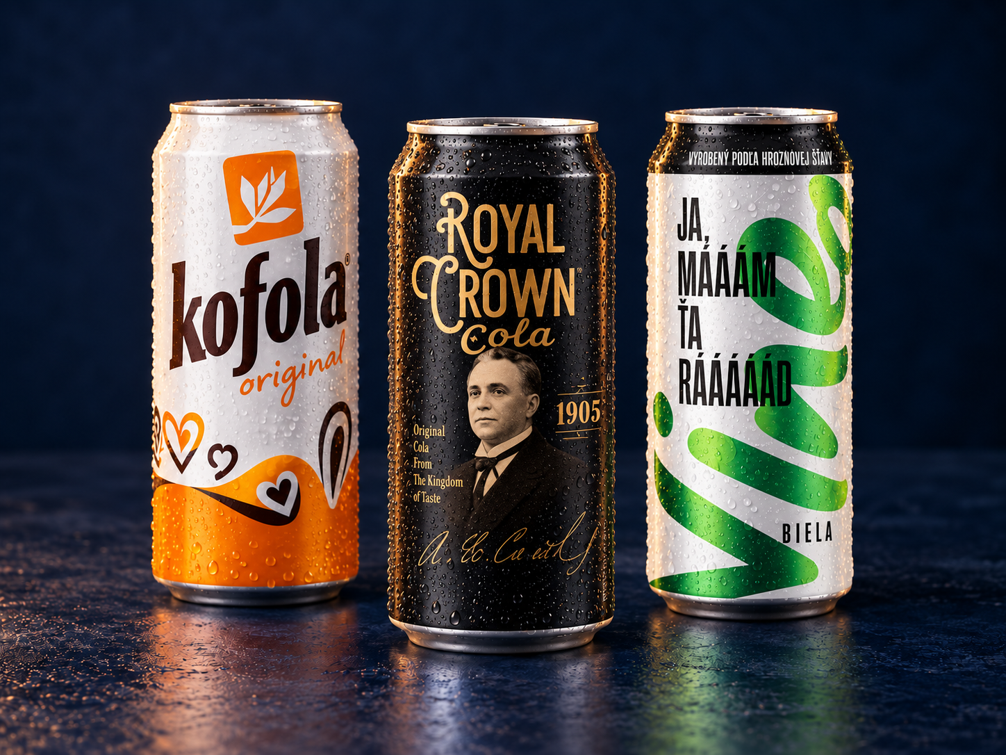 Kofola, Crown Cola a Vinea